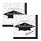 Creative Converting School Spirit White Graduation Beverage Napkins 108 Count